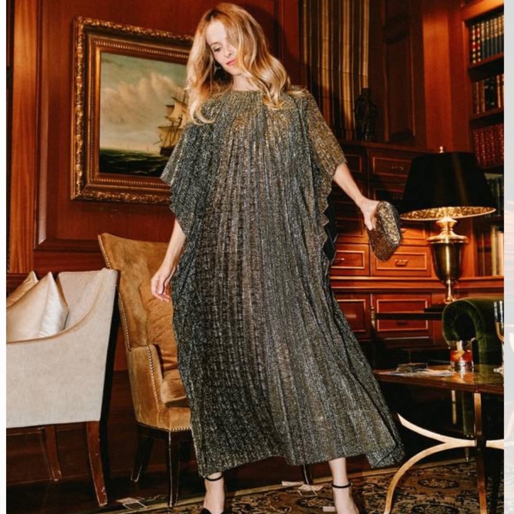 NWT Tuckernuck Grecian Gold Sevyn Dress size S